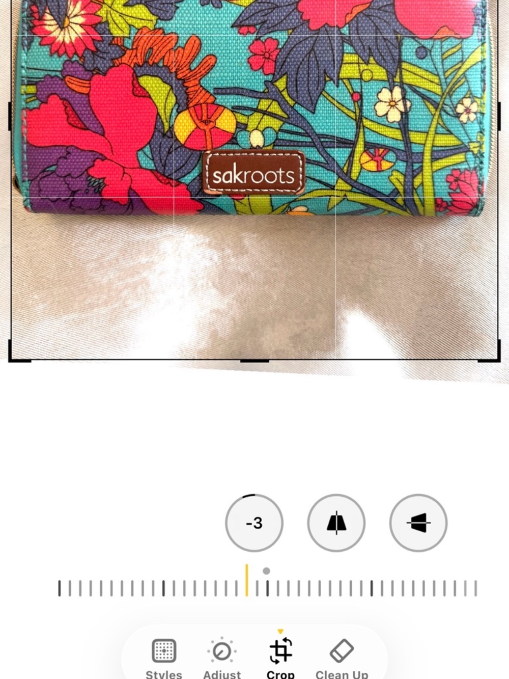 Sakroots Floral Canvas Clutch in Turquoise, Pink, Purple, Yellow